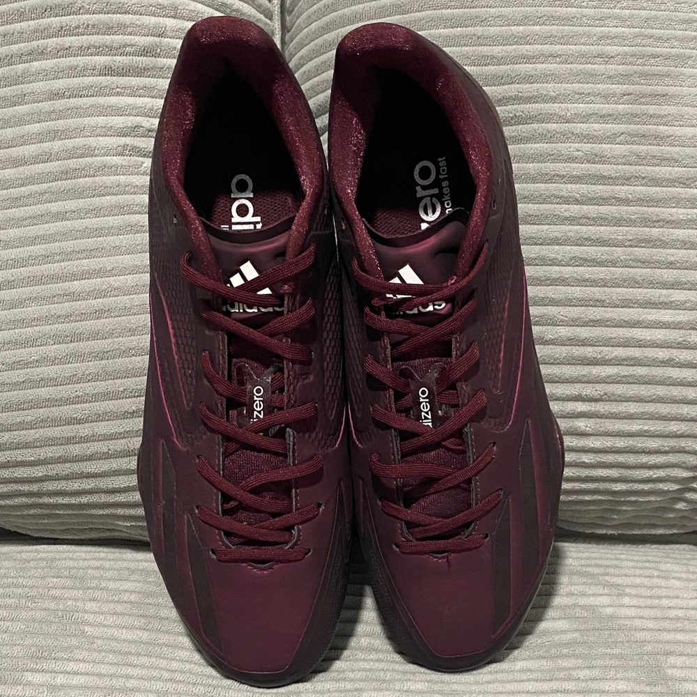 Adidas Men's Deep Burgundy Athletic Shoes